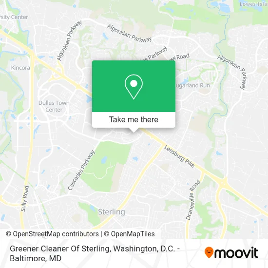 Greener Cleaner Of Sterling map