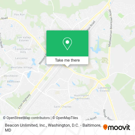 Beacon Unlimited, Inc. map