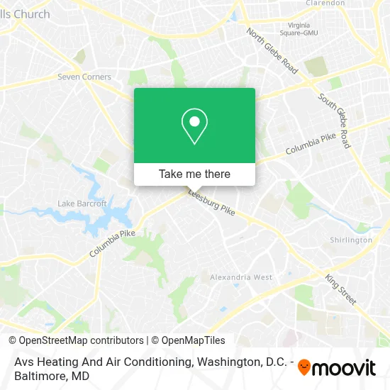 Avs Heating And Air Conditioning map