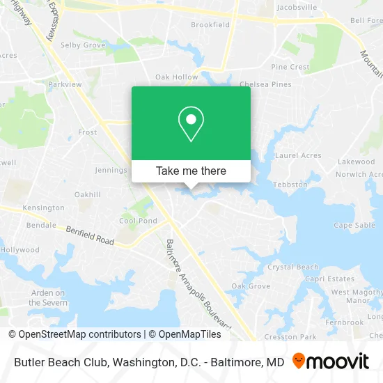 Butler Beach Club map
