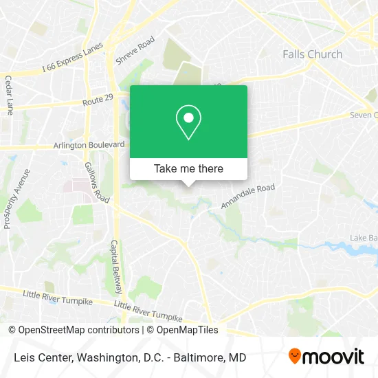 Leis Center map