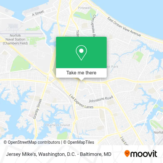 Jersey Mike's map