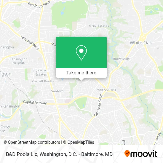 B&D Pools Llc map