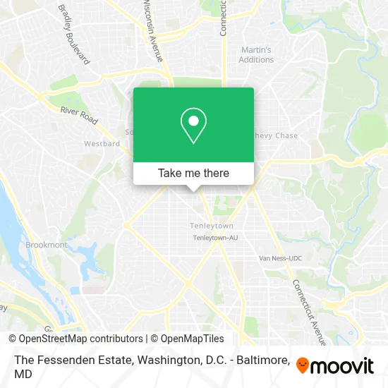 The Fessenden Estate map
