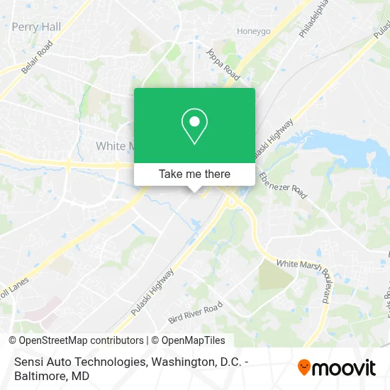 Sensi Auto Technologies map