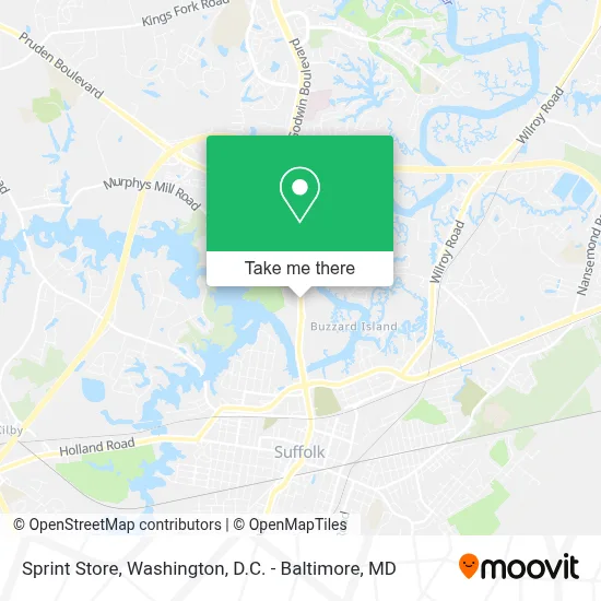 Sprint Store map