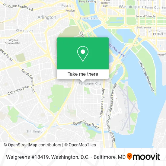 Walgreens #18419 map