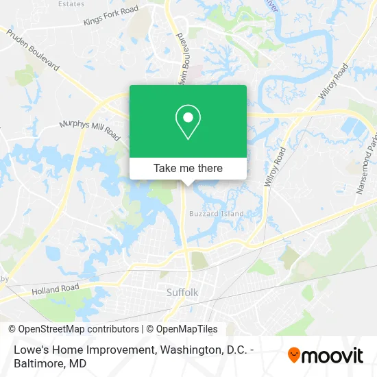 Lowe's Home Improvement map