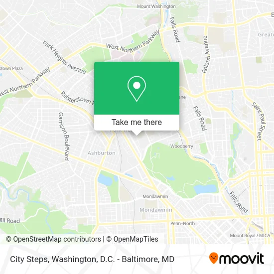 City Steps map