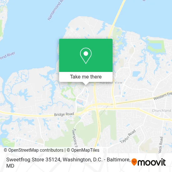 Sweetfrog Store 35124 map