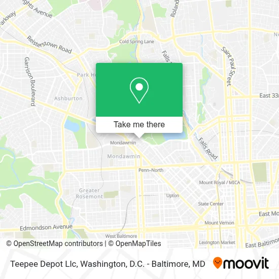 Teepee Depot Llc map