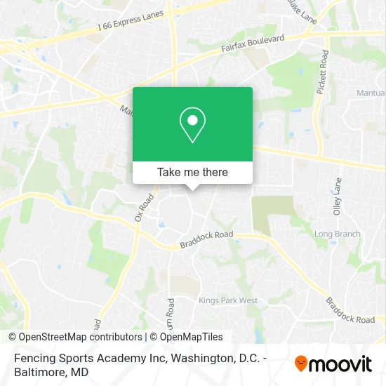 Fencing Sports Academy Inc map