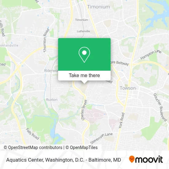 Aquatics Center map