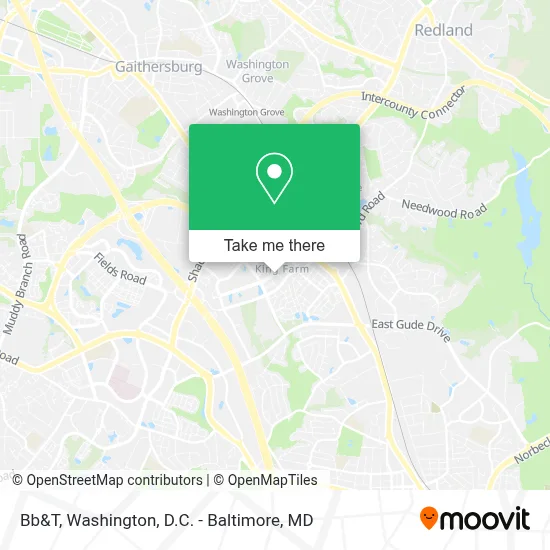 Bb&T map