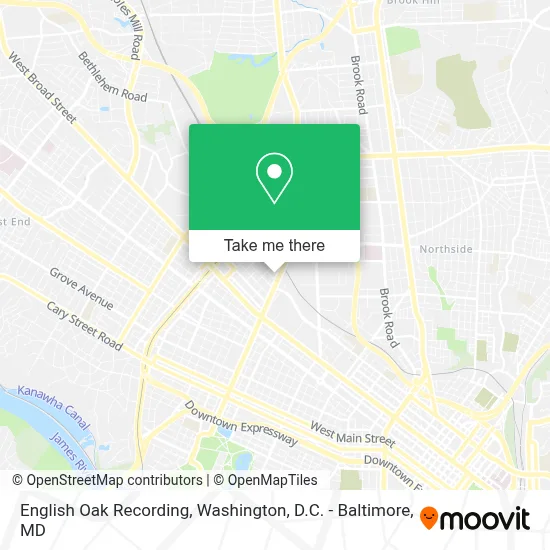 English Oak Recording map