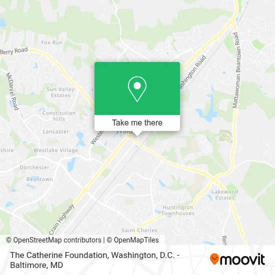 The Catherine Foundation map