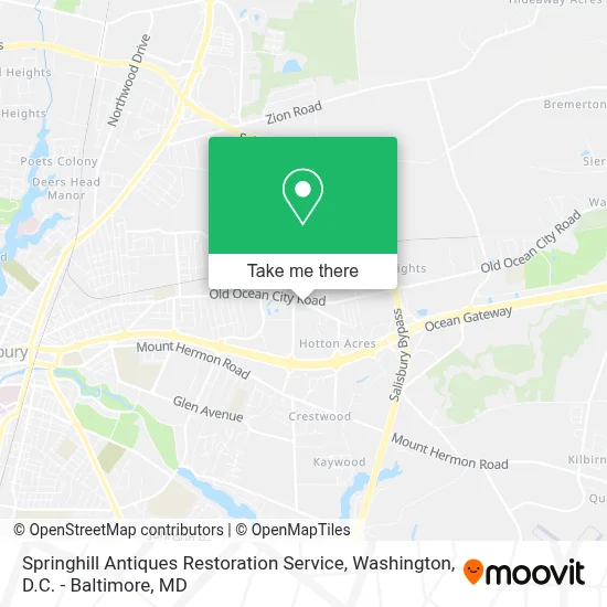 Springhill Antiques Restoration Service map