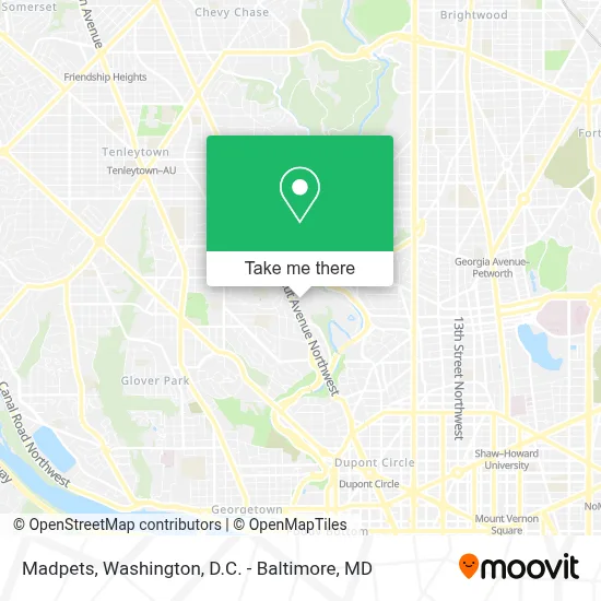 Madpets map