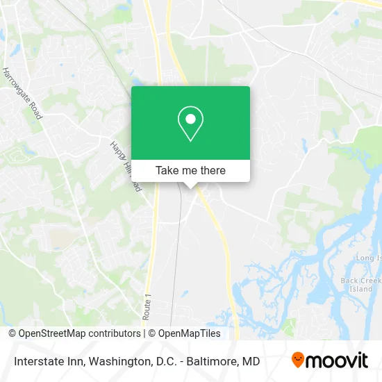 Interstate Inn map