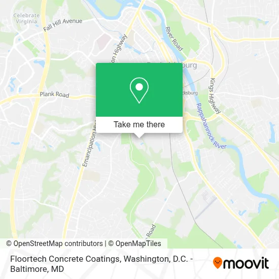 Floortech Concrete Coatings map