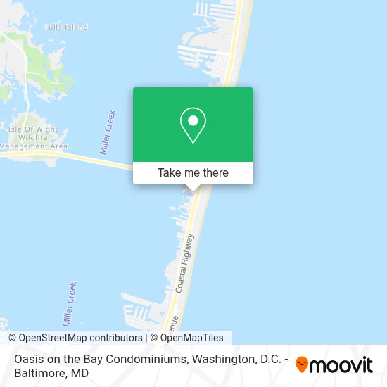 Oasis on the Bay Condominiums map
