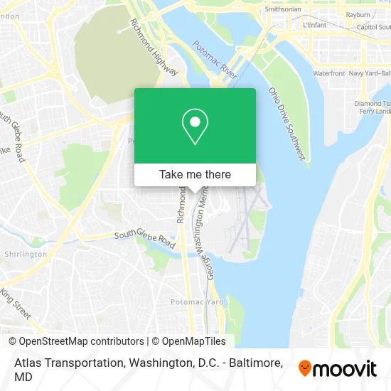 Atlas Transportation map