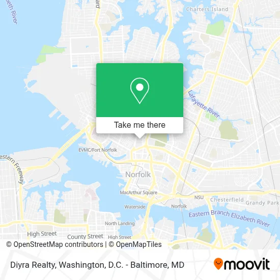 Diyra Realty map