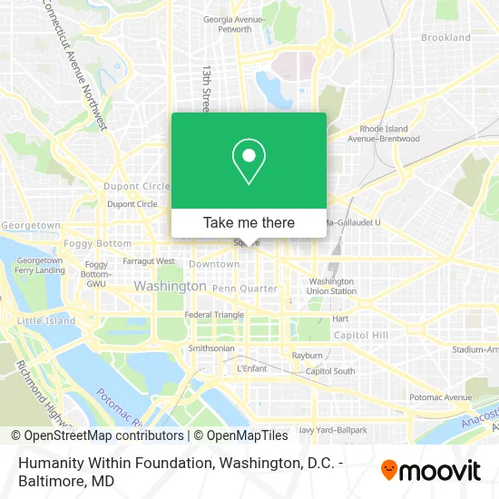 Humanity Within Foundation map