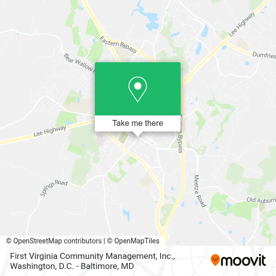 First Virginia Community Management, Inc. map