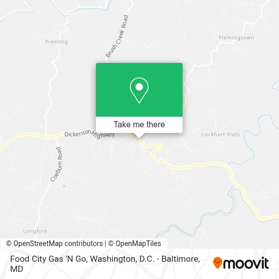 Food City Gas 'N Go map