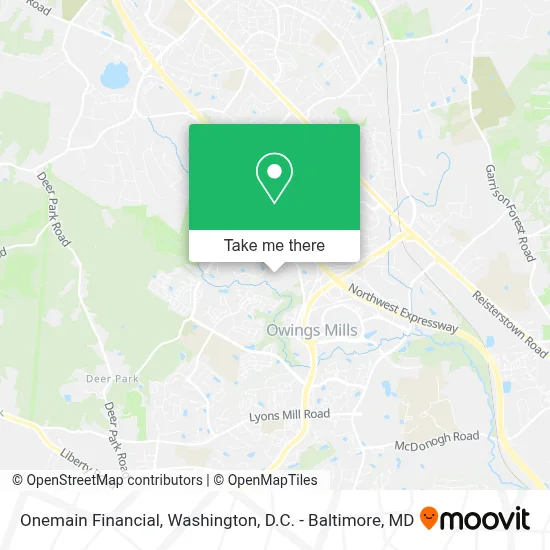 Onemain Financial map