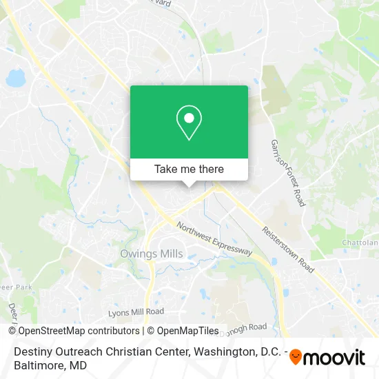 Destiny Outreach Christian Center map
