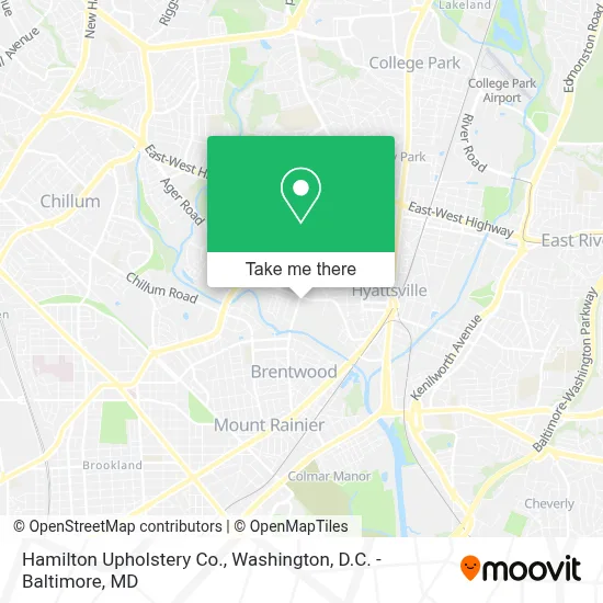 Hamilton Upholstery Co. map