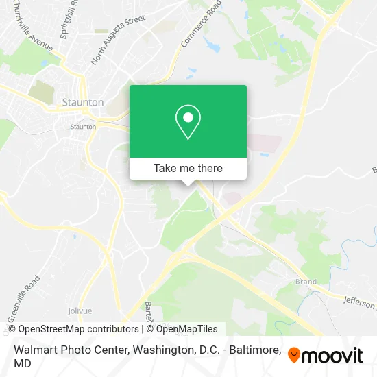Walmart Photo Center map