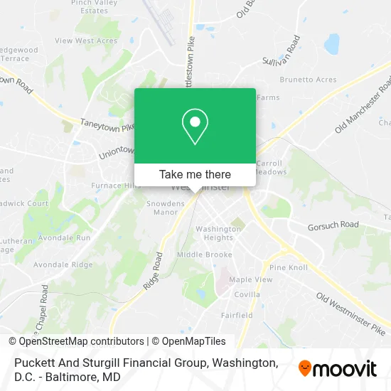 Puckett And Sturgill Financial Group map