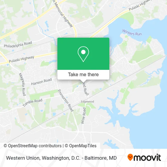 Western Union map