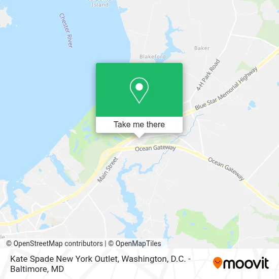 Kate Spade New York Outlet map
