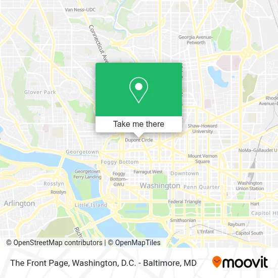 The Front Page map