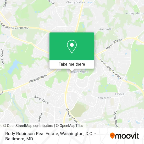 Rudy Robinson Real Estate map