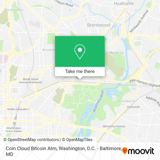 Coin Cloud Bitcoin Atm map
