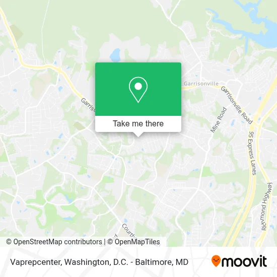 Vaprepcenter map