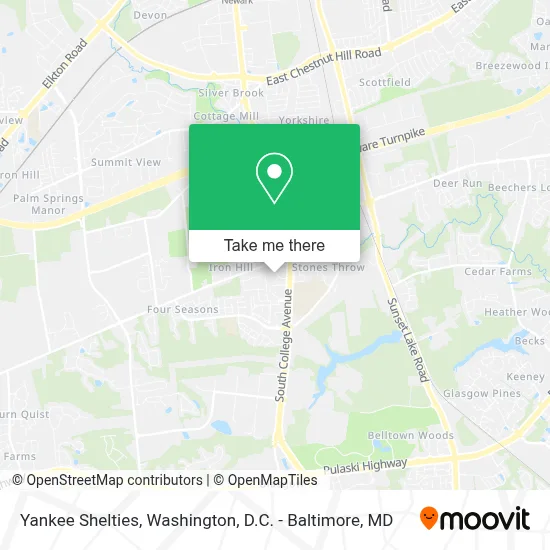 Yankee Shelties map