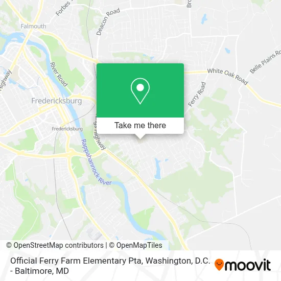 Official Ferry Farm Elementary Pta map