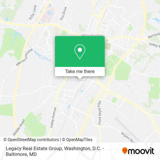 Legacy Real Estate Group map