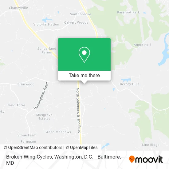 Broken Wing Cycles map