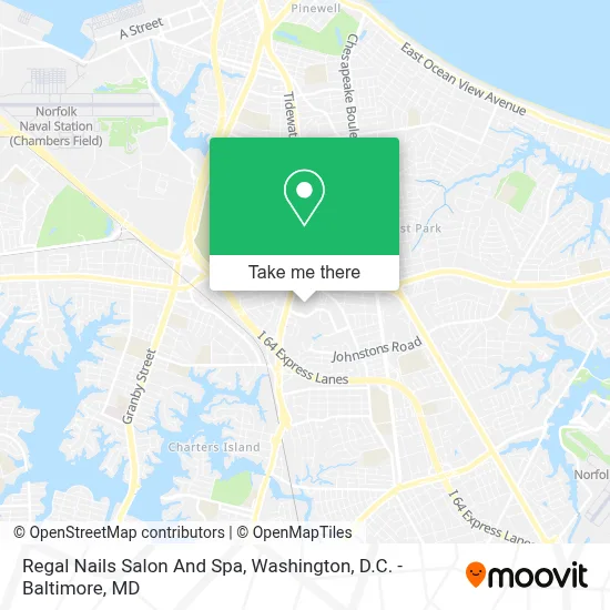 Regal Nails Salon And Spa map