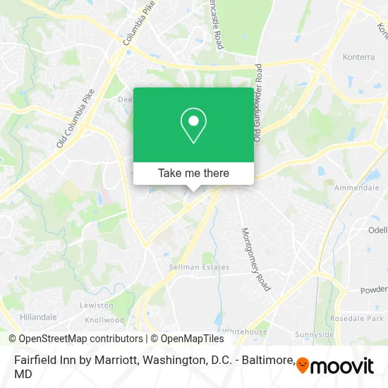 Fairfield Inn by Marriott map