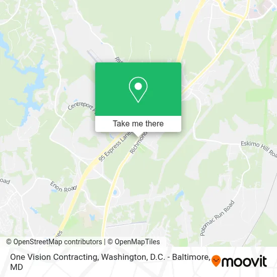One Vision Contracting map