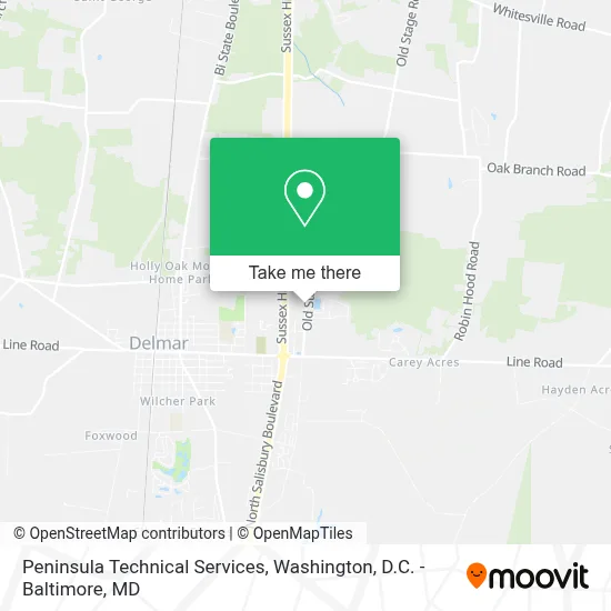 Peninsula Technical Services map