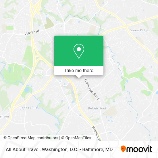 All About Travel map